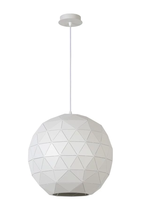 Lucide OTONA - Hanglamp - Ø 40 cm - 1xE27 - Wit - uit